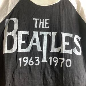 1980 BEATLES JOHN LENNON Memorial raglan 3/4 sleeve baseball jersey tee shirt L